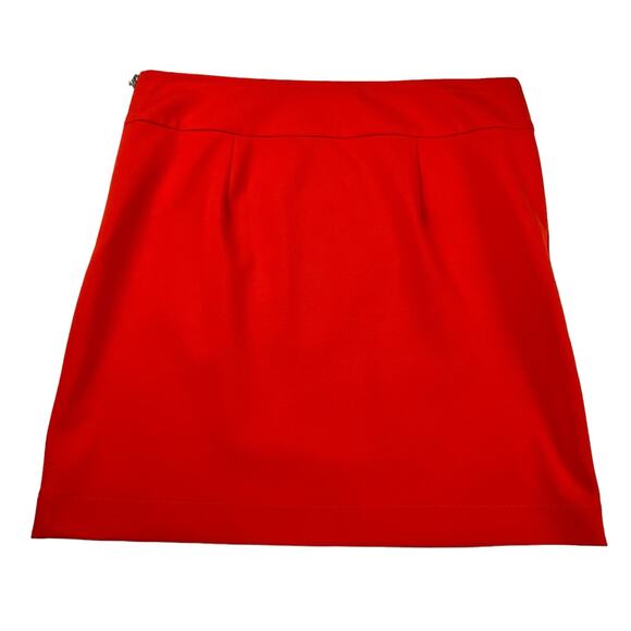 Banana Republic Womans 8P W32 Skirt Orange Mini Petite careerwear Bright Bold - Picture 2 of 13